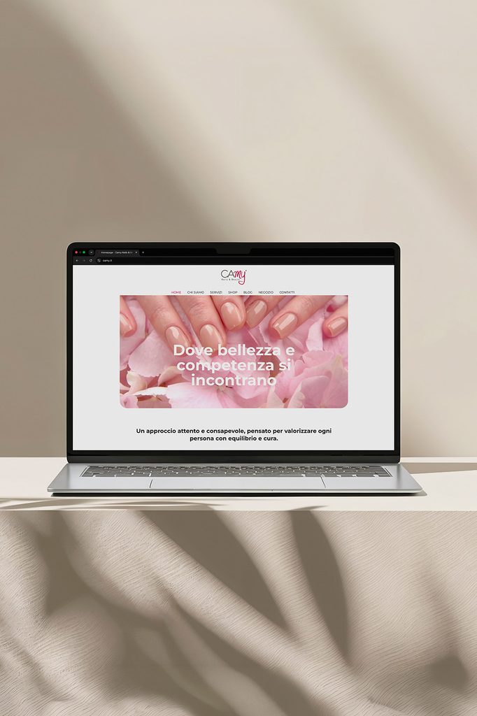 sito-camy-nails&beauty-pc-verticale Sito web CAmy Nails & Beauty by Lampone Lab desktop