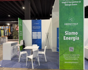 Allestimento fieristico Energy Italy stand HeySun 2025